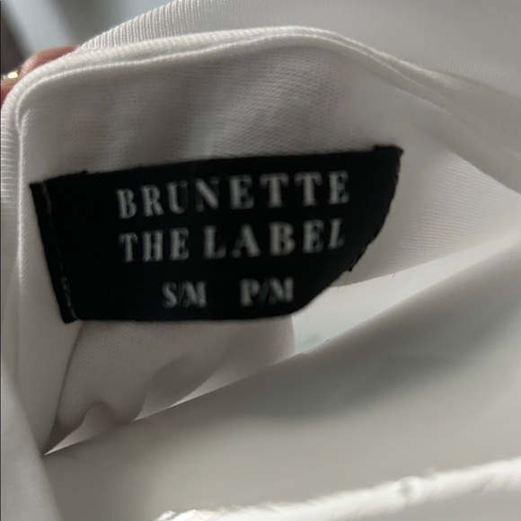 Brunette the Label Cotton Tee NWT - Picture 7 of 9